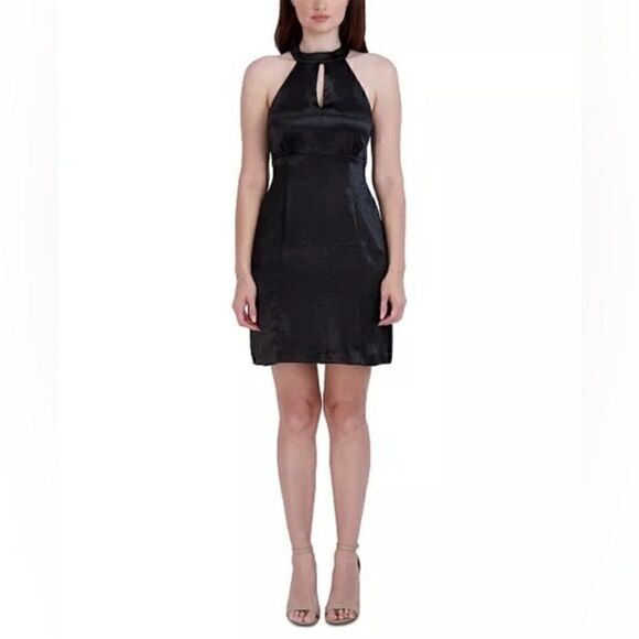BCBGENERATION Women's Sleeveless Halter Mini Dress size 16 - Picture 1 of 9